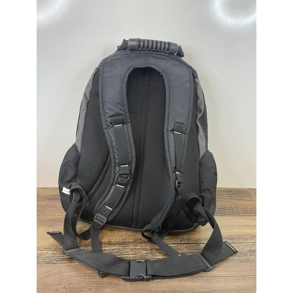 Targus Backpack Laptop Notebook Carry On Book Padded Bag Black Gray Work Career